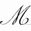 M cursive type 1