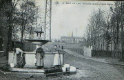 Bois du Luc. Fontaine dédiée à Sainte-Barbe