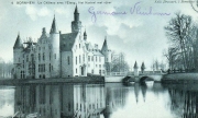 Bornhem - Le Chateau avec l´Etang. Het Kasteel met vijver