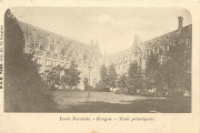 BRUGES. Ecole Normale. (cour principale).* BRUGES. Ecole Normale. (cour principale).*