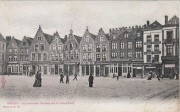 Bruges. Les anciennes Maisons sur la Grand'Place