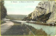 Waulsort. La Meuse aux rochers de Freyr