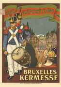 Affiche de Bruxelles-Kermesse par Friadt.