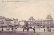 Bruxelles - Place Rogier et Gare du Nord