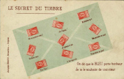 Le secret du timbre. On dit que le bleu porte bonheur, je te le souhaite de tout coeur Le secret du timbre. On dit que le bleu porte bonheur, je te le souhaite de tout coeur