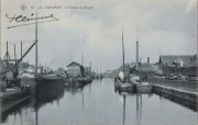 La Louvière. le canal du rivage