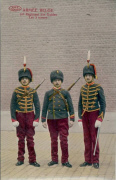 1er Regiment des guides. Les trois tenues