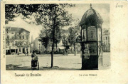 Souvenir de Bruxelles, la place Rouppe