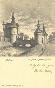Malines. La Porte d'Anvers (1780)