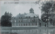 Ecaussines-d'Enghien. Château de la Follie vu des Etangs Ecaussines-d'Enghien. Château de la Follie vu des Etangs