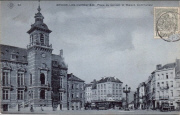 Bruxelles-Cureghem. Place du Conseil et Maison Communale