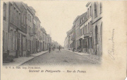 Souvenir de Philippeville. Rue de France.