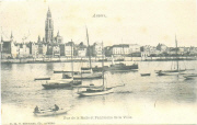 Anvers.Vue de la Rade et Panorama de la Ville