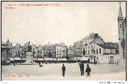 Bruges. Grand'Place et Monument Breidel et De Coninc