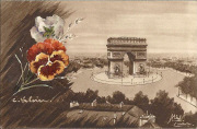 C.Klein & Mex Paris en fleur - Arc de triomphe