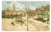 Ostende. La Place Van der Zweep