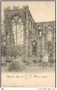 Abbaye d'Aulne Verrière du transept
