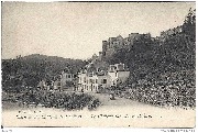 Souvenir du château de Bouillon. Le Château pris du Boulevard
