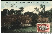 Congo Belge. Manyema - Habitation en brique en construction