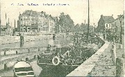 Alost. La Dendre -Le Canal et la Passerelle Alost. La Dendre -Le Canal et la Passerelle