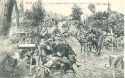 Sempst 1914 Les carabiniers mitraillent-Aux avant-postes