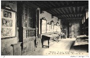 Antwerpen. Museum Plantin-Moretus-Anvers. Balkon der slaapkamer. Balcon de la chambre à coucher.