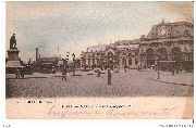 Mons. Gare et Statue Léopold Ier