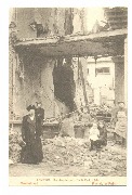 Bombardement 8-9oct 1914 Vredestraat Rue de la Paix