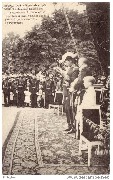 Mons, 7 Septembre 1913. Au Waux-Hall, S.M. le Roi suit le Chant exécuté par la Royale ''Amitio'' de Paturages