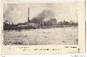 Hoboken-Anvers. Ruines des installations pétrolifères Eiffe & C° - aprés l'incendie