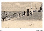 Heyst-sur-Mer. Vue de la Digue et la plage