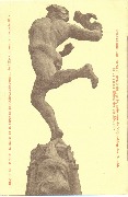 Anvers.Statue de Brabo héros de la légende de l'Affranchissement de l'Escaut...