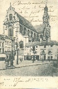 Anvers. Eglise St Paul(1533-1571)et Place du Marché au Bétail