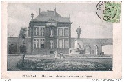 Tournai. Monument Gallait et Hôtel de Ville