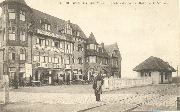 Duinbergen-sur-Mer. Station du tram et Hôtel de la Station