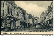 Campagne de 1914. Ruines d'Ypres. La Rue du Verger