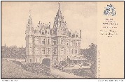 Les Amerois. Château de S.A.R.Le Comte de Flandre. Vue du Château vers la Chapelle