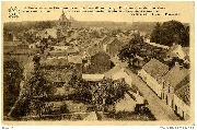 Bon-Secours.Panorama vue prise du château d eau-Partie NE de Bonsecours découvrant la Rue Royale ,l'un des quratiers les plus populeux de la commune 