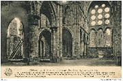 Abbaye de Villers Transept Nord de l'église abbatiale
