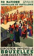 Affiche de Exposition Universelle et Internationale de Bruxelles 1935