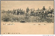 La Guerre Anglo Boer / Batterie de Maxims devant Mafeking.