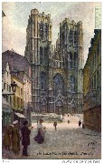 Brussels. The Cathedral of Ste Gudule