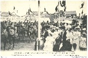 Anvers.Visite royale au concours général agricole 8juillet 1906-Défilé des chevaux des nations