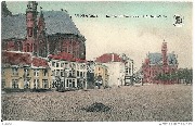 Audenarde. Grand Place et Hôtel de ville
