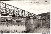 Le pont reliant Amay et Ombret