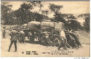 Congo Belge . Belgisch Congo Elisabethville Les premiers moyens de transport - De eerste vervoermiddelen