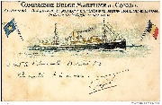 Cie Belge Maritime du Congo. L'Anversville, service postal accéléré Cie Belge Maritime du Congo. L'Anversville, service postal accéléré