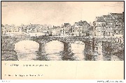 Vieux-Liège. Le pont de Longdoz 1862