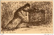 Hiercheuse au travail-Mons 1897