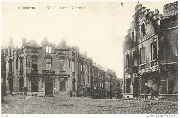 Charleroi. rue du Grand Central (Café du Globe) détruit